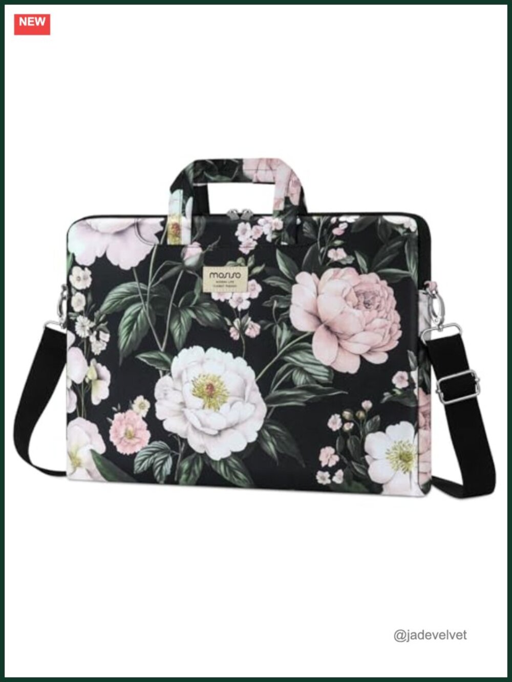 15.6" Laptop Bag for Women, Computer Shoulder Bag